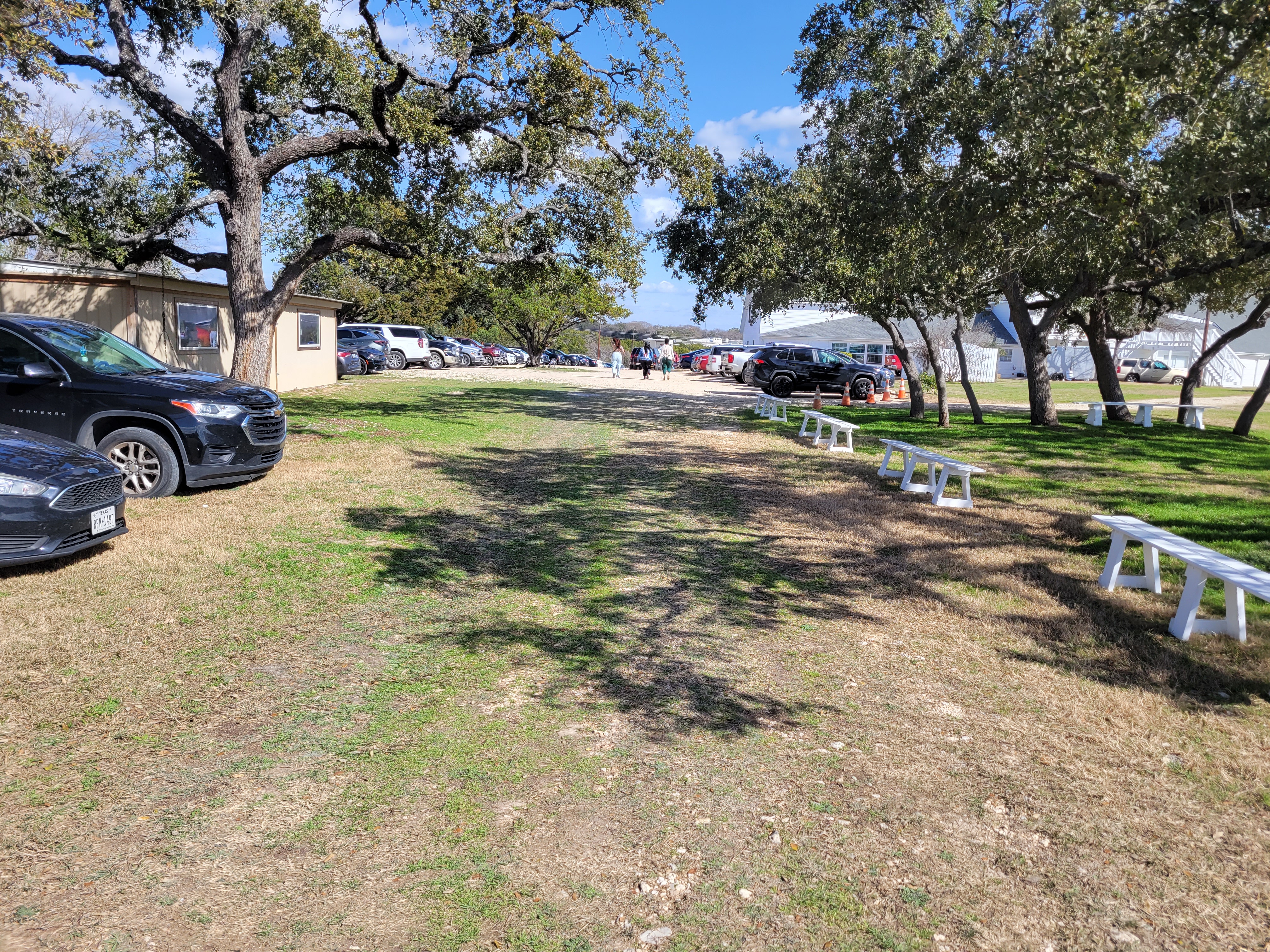 Aerial view of Settles Point estate on Stillhouse Hollow Lake